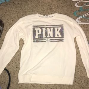 Pink sweater like top